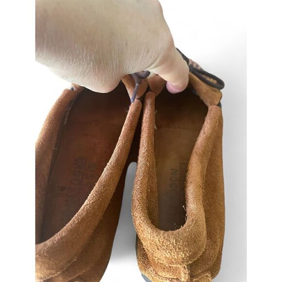 Minnetonka Women’s Moccasins Thunderbird Beaded Suede Size 6.5 New Without Box - Picture 6 of 8